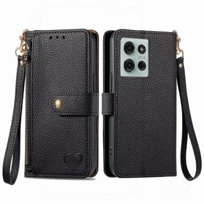 Lovely Wallet Bags Phone Case With Strap Card Slots